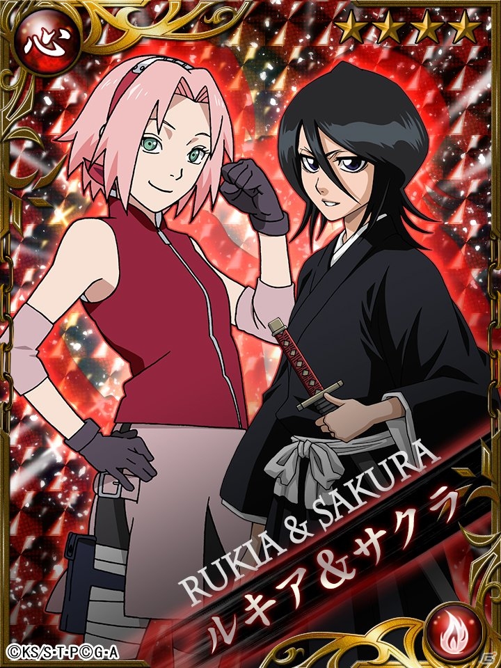 GREE「NARUTO-ナルト- 忍マスターズ」「BLEACH ソウルマスターズ」期間限定のコラボキャンペーンが実施の画像1