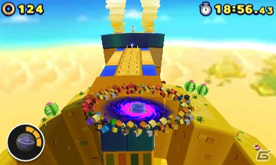 3DS版「ソニック ロストワールド」のソニックアクション＆カラーパワーを紹介！ステージの一部もチェックの画像48