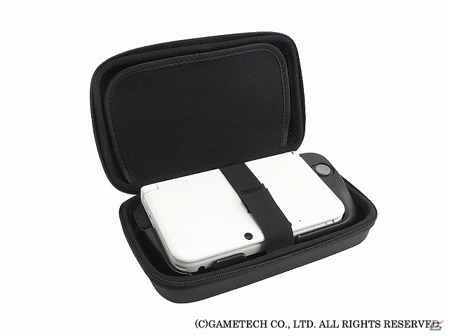 3DS LL本体やPS Vita本体などに加え周辺機器も一緒に収納できる各種携帯型ゲーム機用セミハードポーチ「メガポーチ3DLL」が発売の画像12