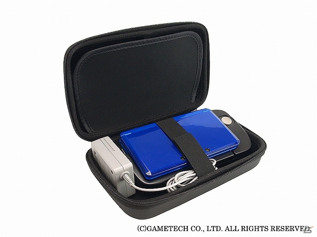 3DS LL本体やPS Vita本体などに加え周辺機器も一緒に収納できる各種携帯型ゲーム機用セミハードポーチ「メガポーチ3DLL」が発売の画像13
