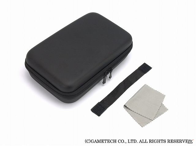 3DS LL本体やPS Vita本体などに加え周辺機器も一緒に収納できる各種携帯型ゲーム機用セミハードポーチ「メガポーチ3DLL」が発売の画像3