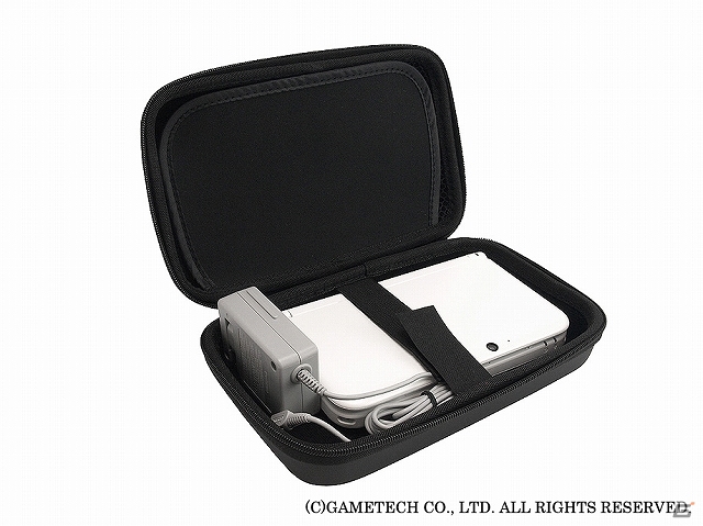 3DS LL本体やPS Vita本体などに加え周辺機器も一緒に収納できる各種携帯型ゲーム機用セミハードポーチ「メガポーチ3DLL」が発売の画像9