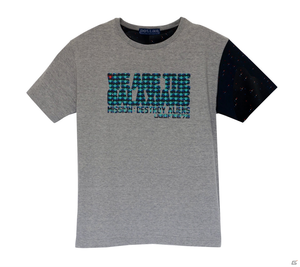 Dot LikeよりナムコタイトルのTシャツシリーズが登場―第1弾は「ギャラクシアン」「パックマン」「ゼビウス」の画像2