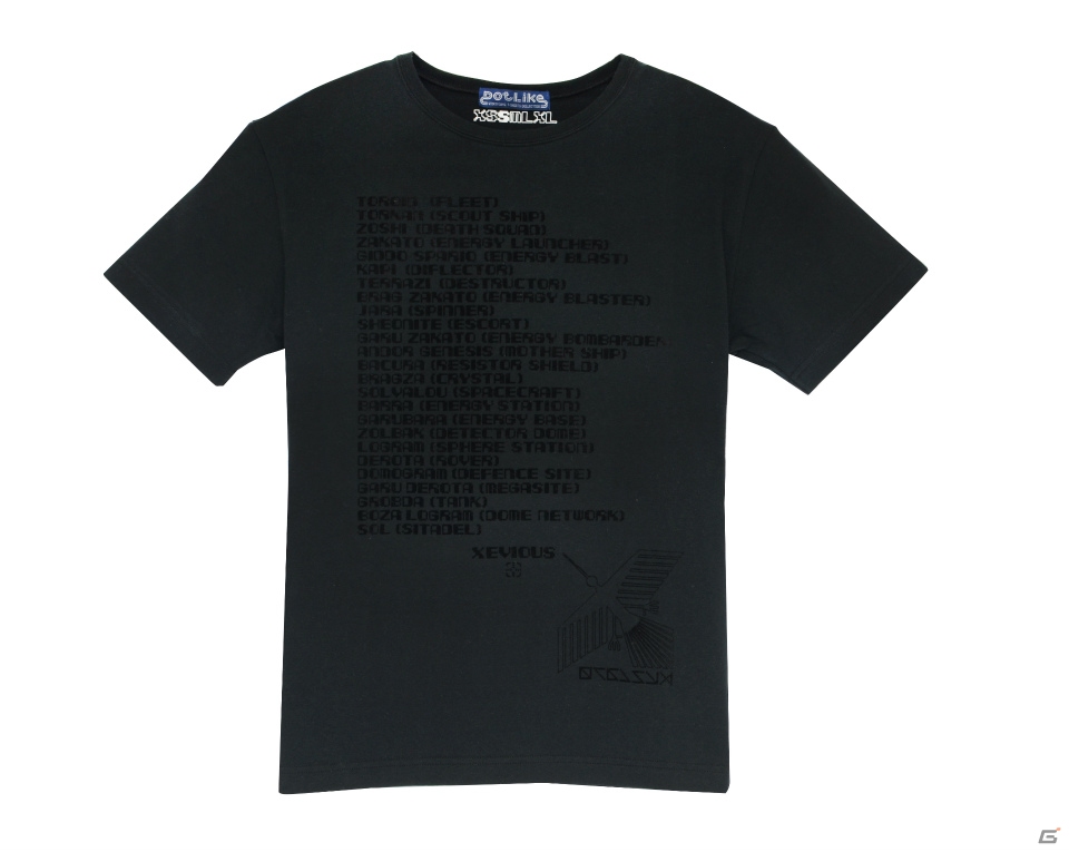 Dot LikeよりナムコタイトルのTシャツシリーズが登場―第1弾は「ギャラクシアン」「パックマン」「ゼビウス」の画像20