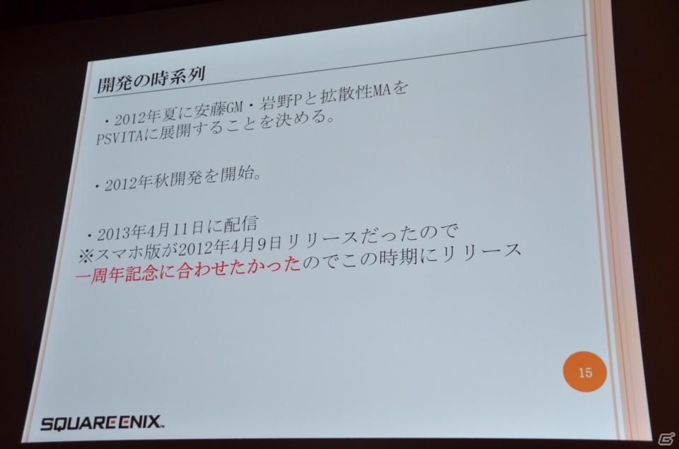【CEDEC 2013】PS VitaでFree to Playタイトルが増える？「拡散性ミリオンアーサー」の移植に関する講演内容を紹介の画像7