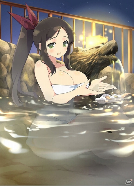 GREE/Mobage「閃乱カグラ NewWave」美少女たちと温泉で戯れる大規模イベント「ようこそ癒しのぽちゃぽちゃ温泉大浴場（混浴あり）」が開催の画像3