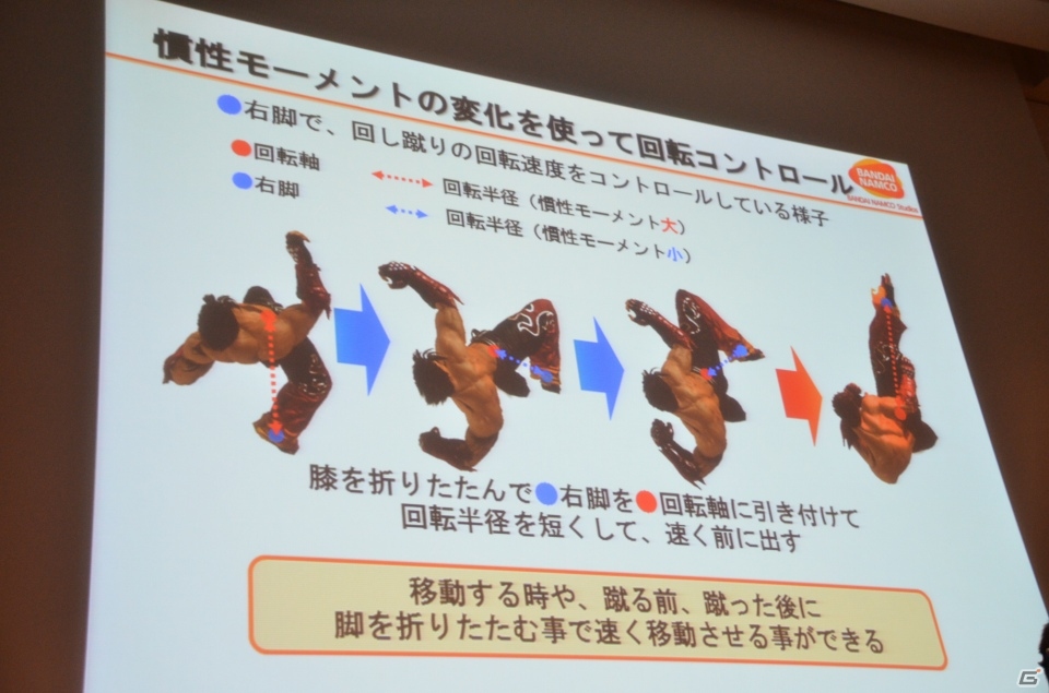 【CEDEC 2013】キャラクターのポージングには意外な秘密が？「身体の動きと原理から知る、闘うインゲームアニメーションの中身」のセッション内容をお届けの画像34