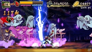 PS Vita/スマートフォン/タブレット「退魔忍法帖～妖怪地獄変～」絶え間なく襲いかかってくるモノノケを凌ぎ切る新モード「妖獄淵」が実装の画像3