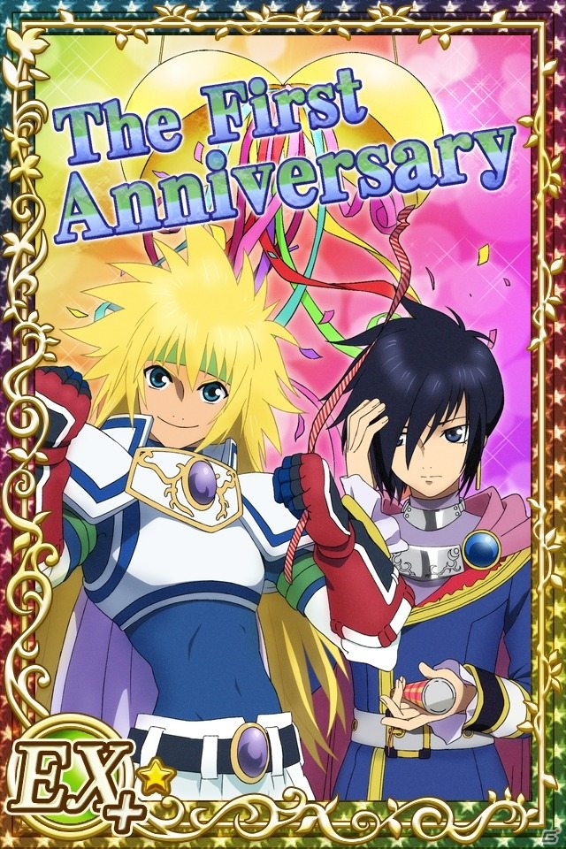 GREE「テイルズ オブ カード エボルブ」期間限定カードが手に入る1周年記念イベント第一弾がスタートの画像2