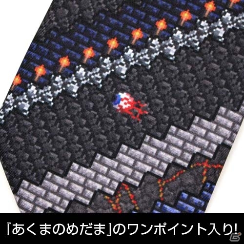 地下系オブジェクトで構成されたレジメンタルネクタイなどの「テラリア」グッズが登場！東京ゲームショウ2013にて先行発売の画像2