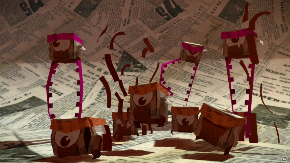PS Vita「Tearaway ～はがれた世界の大冒険～」冒険の舞台「のびのびの森」を紹介！脅威となるスクラッピーの情報もの画像1