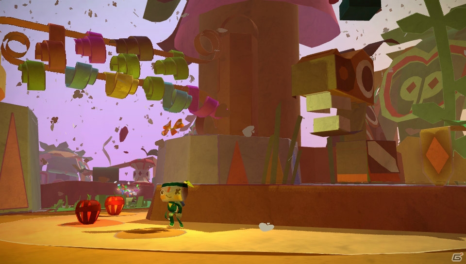 PS Vita「Tearaway ～はがれた世界の大冒険～」冒険の舞台「のびのびの森」を紹介！脅威となるスクラッピーの情報もの画像20