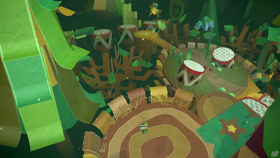 PS Vita「Tearaway ～はがれた世界の大冒険～」冒険の舞台「のびのびの森」を紹介！脅威となるスクラッピーの情報もの画像22