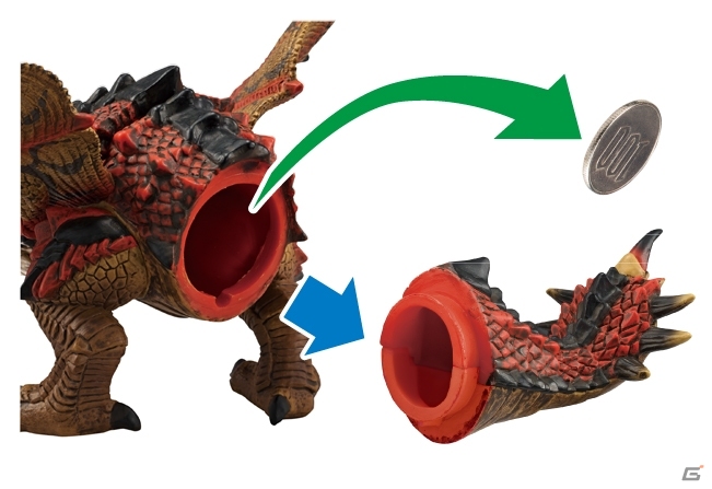 「モンスターハンター」のモンスターフィギュア貯金箱が9月中旬に発売―リオレウスなど3種が登場の画像4