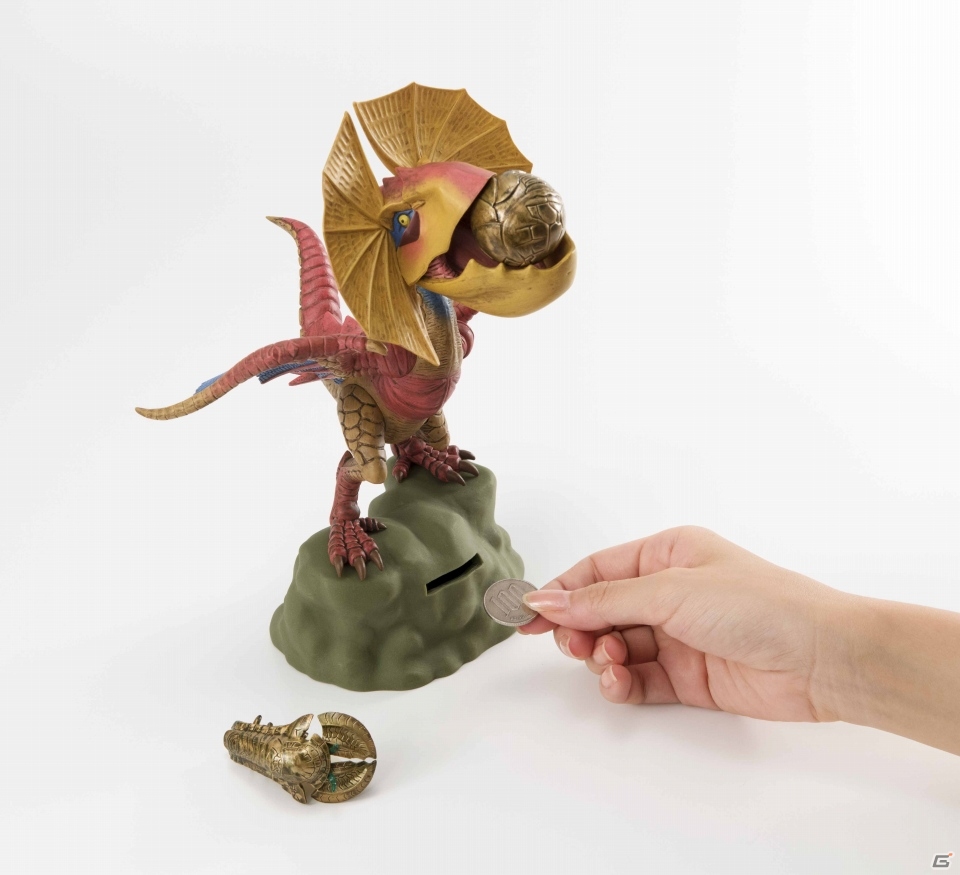 「モンスターハンター」のモンスターフィギュア貯金箱が9月中旬に発売―リオレウスなど3種が登場の画像9