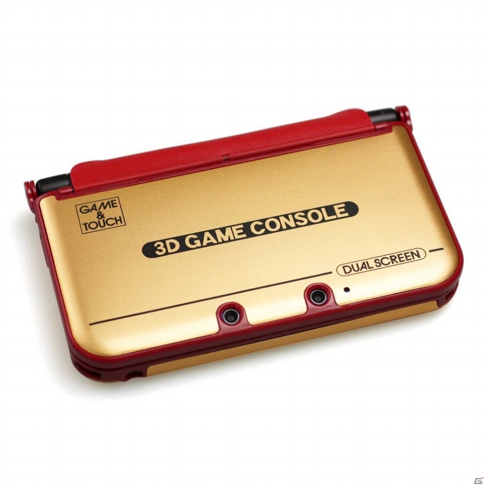 懐かしいレトロゲーム機カラーに3DS LLが早変わりする「レトロフェイスケース （GWゴールド）」が9月19日に発売の画像2