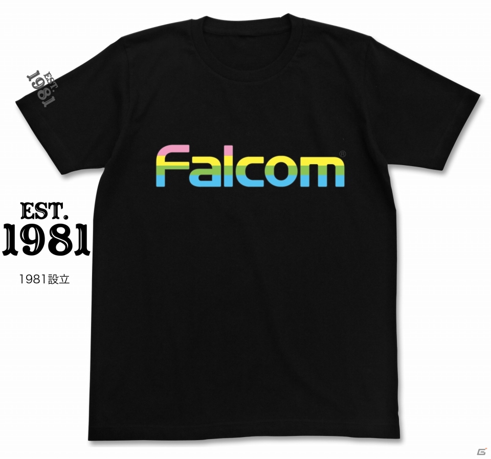 「日本ファルコム」のロゴをプリントしたTシャツが登場―「東京ゲームショウ2013」のコスパブースにて先行販売の画像1