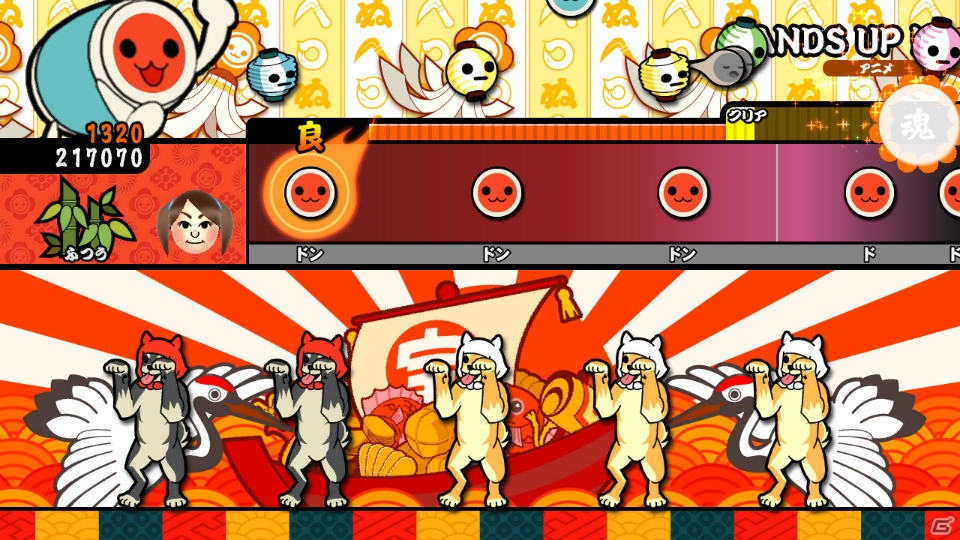 新曲をダウンロード配信！新モード「バトンタッチ演奏」も追加したWii U「太鼓の達人 Wii Uば～じょん！」が2013年11月21日に発売の画像7