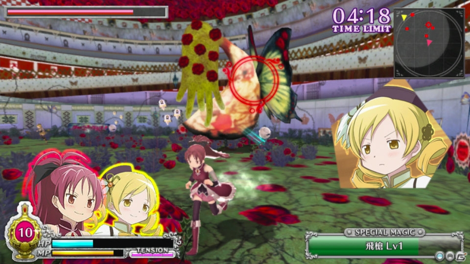 5人の絆を高めてワルプルギスの夜打倒を目指す3Dアクション！「劇場版 魔法少女まどか☆マギカ The Battle Pentagram」がPS Vitaで今冬登場の画像10