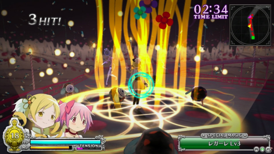 5人の絆を高めてワルプルギスの夜打倒を目指す3Dアクション！「劇場版 魔法少女まどか☆マギカ The Battle Pentagram」がPS Vitaで今冬登場の画像26
