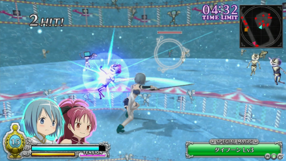5人の絆を高めてワルプルギスの夜打倒を目指す3Dアクション！「劇場版 魔法少女まどか☆マギカ The Battle Pentagram」がPS Vitaで今冬登場の画像30