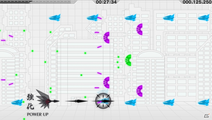 漆黒の機体を操作して敵を破壊する2D横スクロールシューティングゲーム「漆黒（SHIKKOKU）」がPlayStation Mobileで配信の画像3