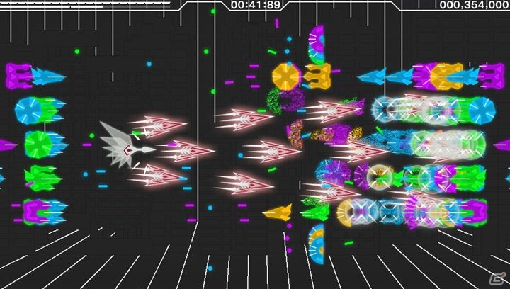 漆黒の機体を操作して敵を破壊する2D横スクロールシューティングゲーム「漆黒（SHIKKOKU）」がPlayStation Mobileで配信の画像5