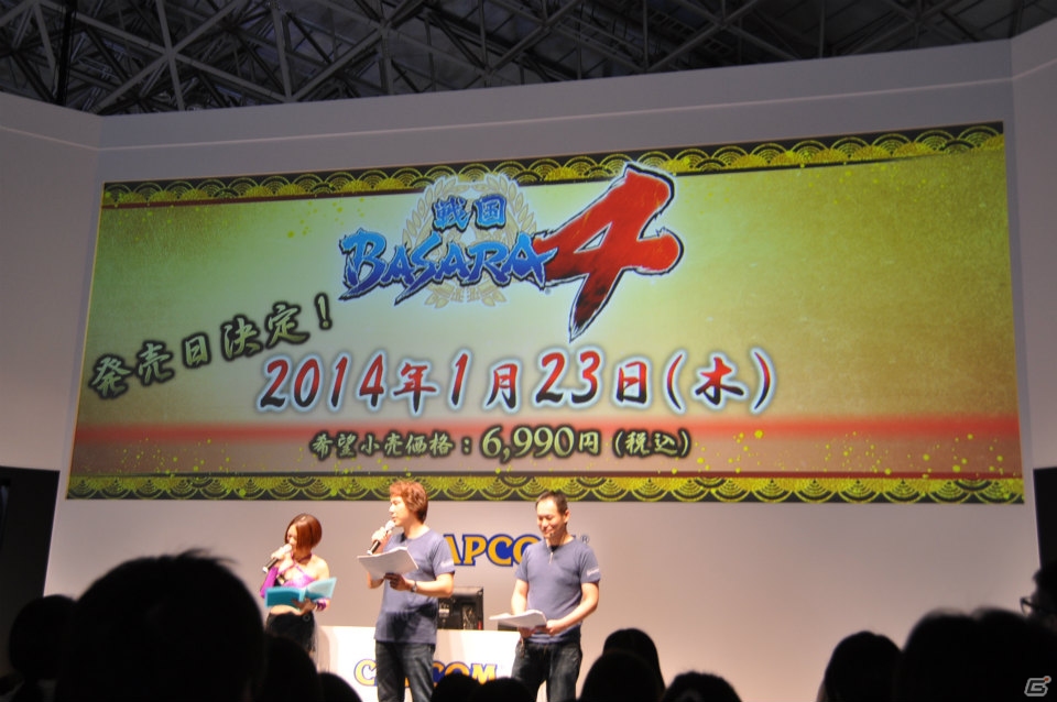 【TGS 2013】「戦国BASARA4」ステージでは新武将「井伊直虎」「後藤又兵衛」実機プレイが披露！3DS「ガイストクラッシャー」との衝撃の爆アツコラボも発表の画像9