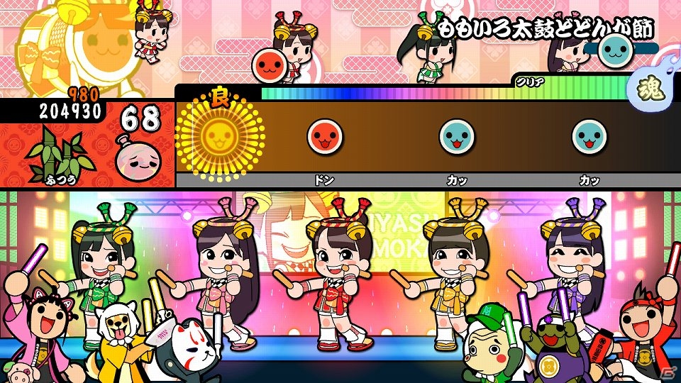 【TGS 2013】「太鼓の達人 Wii Uば～じょん！」にももいろクローバーZのオリジナル楽曲が収録！ゲーム内容も紹介されたステージの模様をお届けの画像8