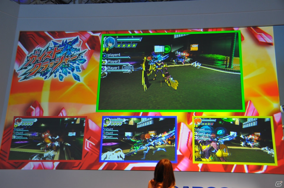 【TGS 2013】ゲストにレッカ役の山下大輝さん、ボルカン所長役の小西克幸さんが登壇！ガイスト「ミリオン・マンネン」に挑戦する4人協力プレイで大騒ぎ！？「ガイストクラッシャー」ステージレポの画像33