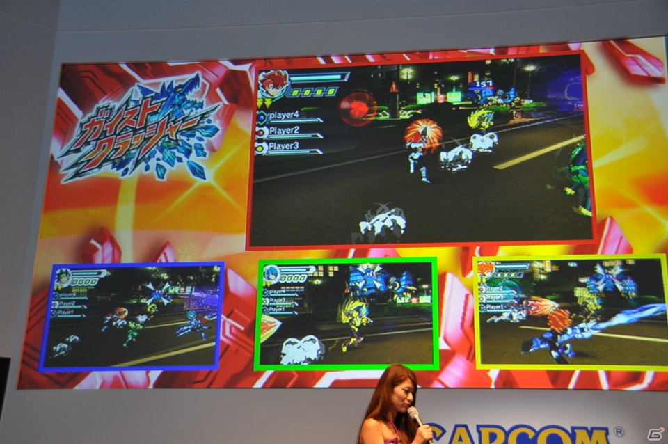 【TGS 2013】ゲストにレッカ役の山下大輝さん、ボルカン所長役の小西克幸さんが登壇！ガイスト「ミリオン・マンネン」に挑戦する4人協力プレイで大騒ぎ！？「ガイストクラッシャー」ステージレポの画像34