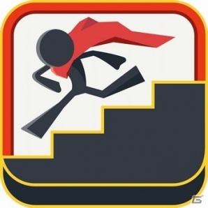 瞬発力を駆使して白黒の世界を移動しよう！iOS版「階段オーリヤー！」が配信開始の画像2