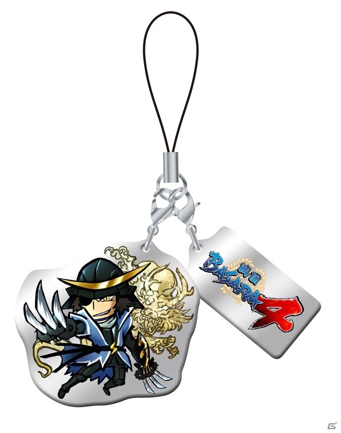 かわいい武将を使用した「メタルストラップ」「プラキーホルダー」などの「戦国BASARA」グッズを紹介の画像1
