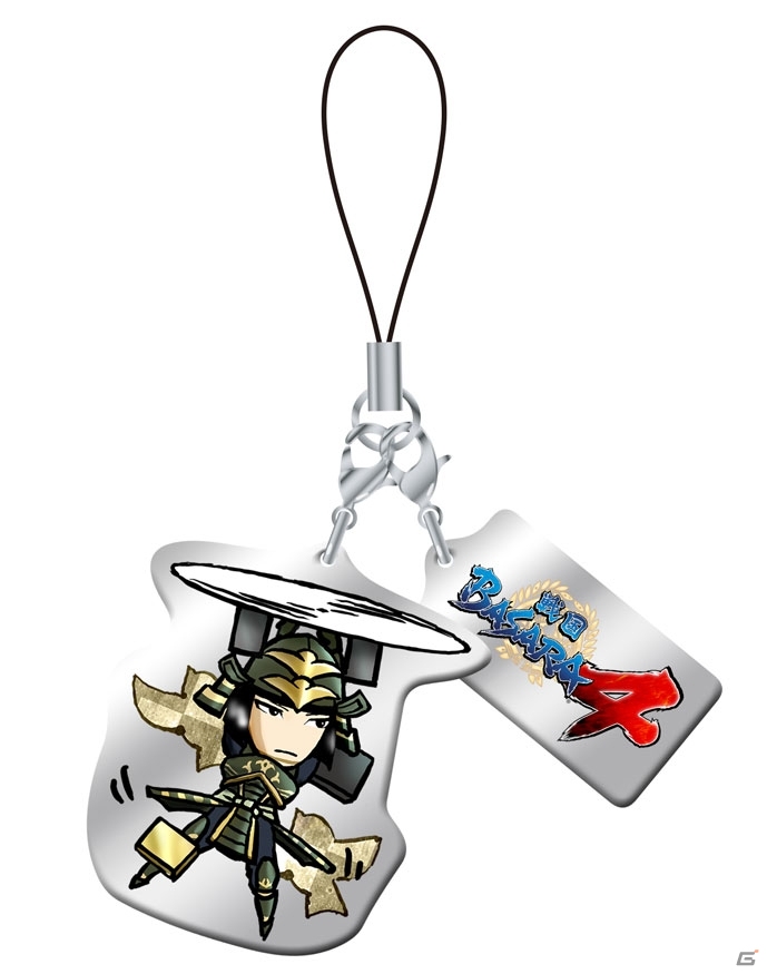 かわいい武将を使用した「メタルストラップ」「プラキーホルダー」などの「戦国BASARA」グッズを紹介の画像4