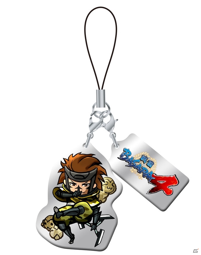 かわいい武将を使用した「メタルストラップ」「プラキーホルダー」などの「戦国BASARA」グッズを紹介の画像6