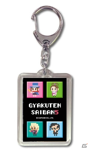 3DS「逆転裁判5」オリジナル・サウンドトラックが9月25日に発売―プラキーホルダーやTシャツなどのグッズ情報もの画像5