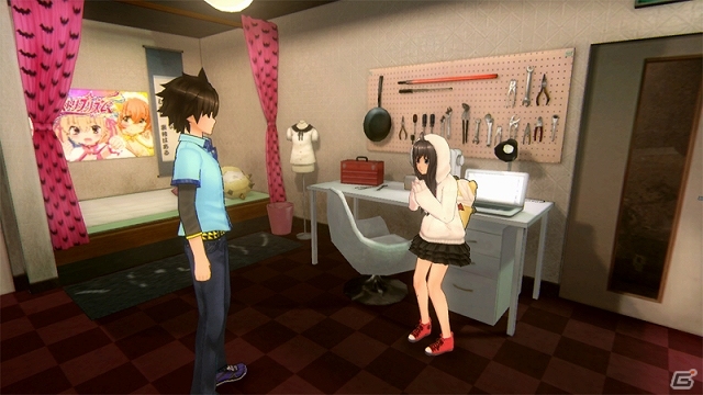 PS3/PS Vita「アキバズトリップ2」インドア派な主人公の妹「ナナ」が公開―妹の部屋で武器・洋服を強化合成しよう！の画像6
