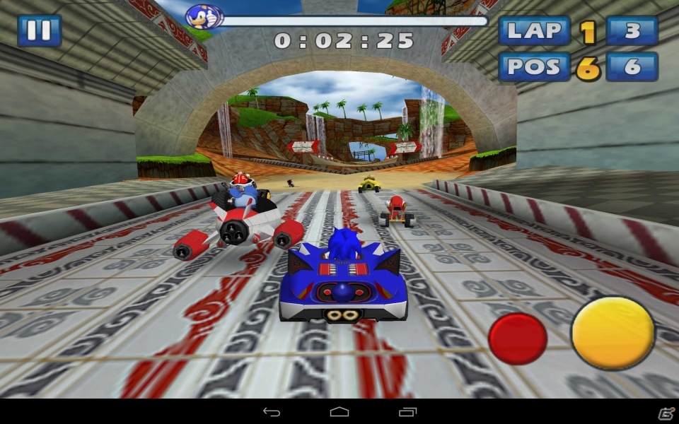 ソニックとセガオールスターズが大爆走！「ソニック＆セガオールスターズ レーシング」Android版が配信開始の画像1