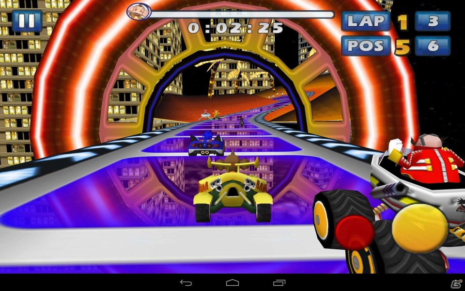 ソニックとセガオールスターズが大爆走！「ソニック＆セガオールスターズ レーシング」Android版が配信開始の画像2