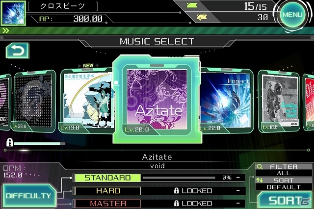 iOS「CROSS×BEATS」操作方法やゲームシステムを紹介―「アンロックチャレンジ」で楽曲を入手していこう！の画像5