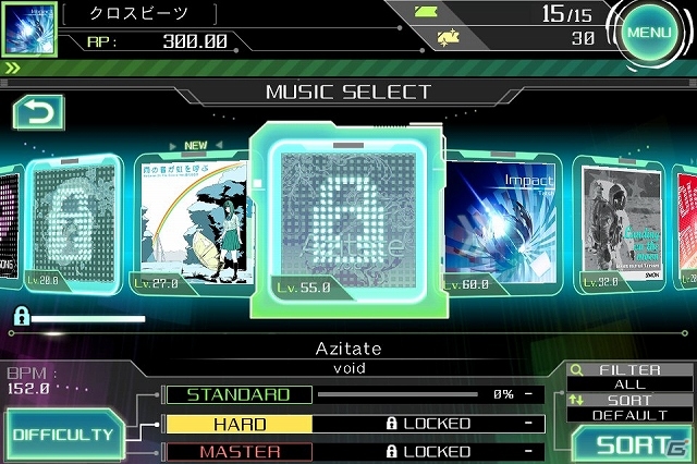 iOS「CROSS×BEATS」操作方法やゲームシステムを紹介―「アンロックチャレンジ」で楽曲を入手していこう！の画像8