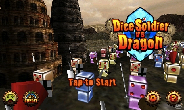 iOS/Android「BitsBits Dragon」が3言語対応の基本プレイ無料になって配信！タイトル名も「DiceSoldier vs Dragon」に変更の画像2