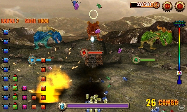 iOS/Android「BitsBits Dragon」が3言語対応の基本プレイ無料になって配信！タイトル名も「DiceSoldier vs Dragon」に変更の画像6