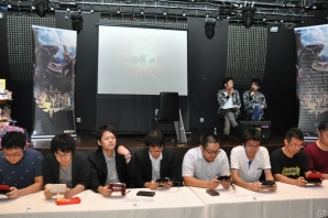 2人の武器選択で討伐の難易度も変わる！？操虫棍の未熟で恥ずかしい操作を会場モニターで披露…Gamer編集部は11位…。3DS「モンスターハンター4」メディア対抗ゲーム大会レポートの画像43