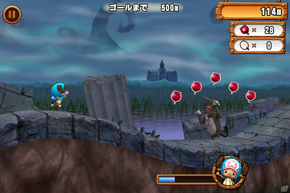 「ONE PIECE モジャ!」シリーズ最新作「ONE PIECE RUNNING Chopper～チョッパーと絆の島～」がiOS/Android向けに登場の画像17