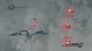 PS3「ドラッグ オン ドラグーン3」ミハイルに乗って戦う上空戦を紹介―多重ロックオンや空中でのウタウタイモード発動も可能の画像5