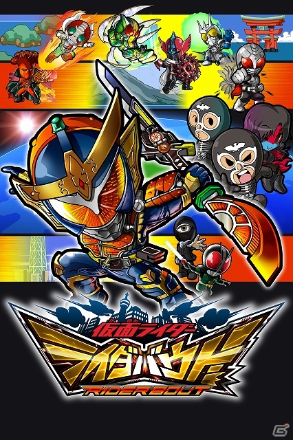 iOS/Android「仮面ライダー ライダバウト！」10月より放送中の「仮面ライダー鎧武」が参戦！複数のチーム構成を登録できるデッキ拡張機能も搭載の画像1