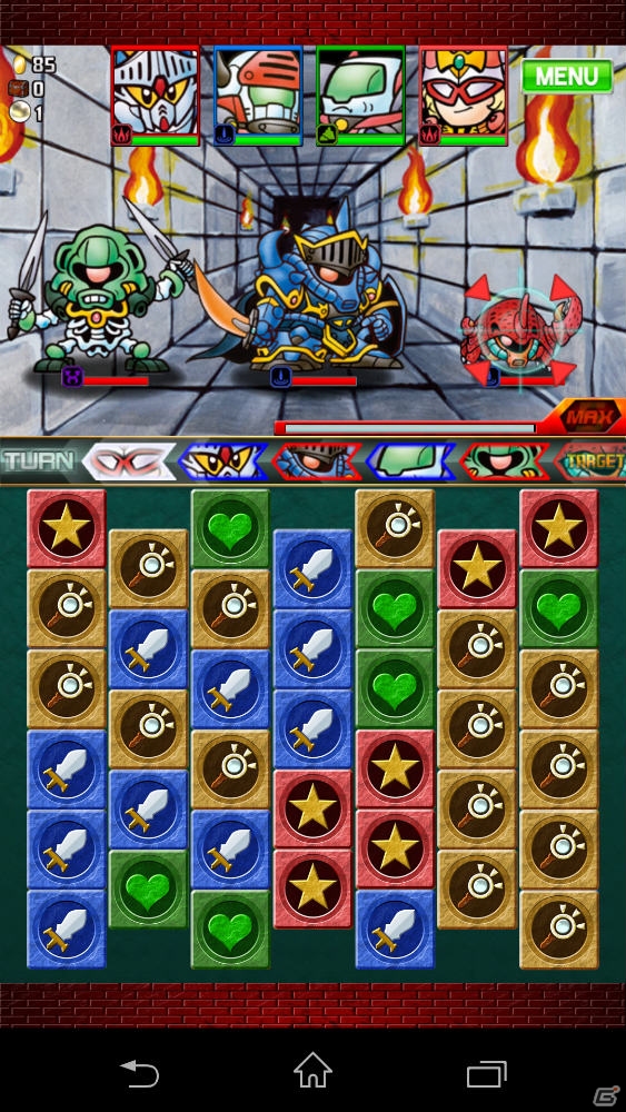 シンプルながらも奥深いターンバトルが楽しめるAndroid版「ナイトガンダム パズルヒーローズ」が配信開始の画像3