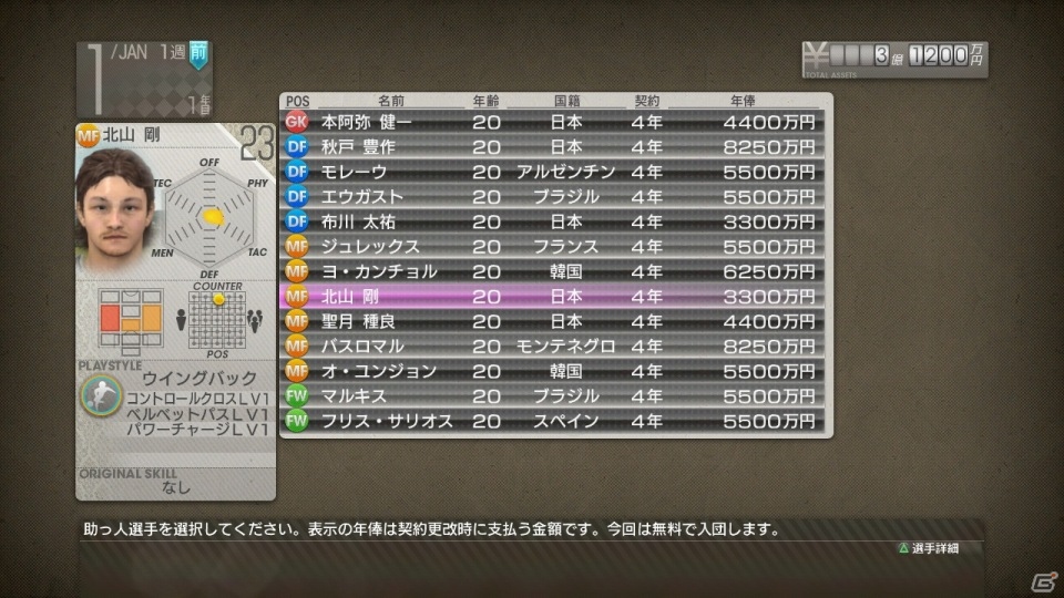 PS3/PS Vita「サカつく プロサッカークラブをつくろう！」秘書の選択から所属クラブ決めまで、ゲーム開始の流れを紹介の画像18