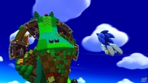 Wii U/3DS「ソニック ロストワールド」無料体験版が配信開始―シリンダー状の草原が特徴的な空中ステージ「ウィンディヒル Zone1」がプレイ可能の画像2
